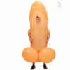 COSTUME WILLY GONFIABILE festa di halloween categoria