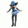 COSTUME SEXY ANGELO NERO AZZURRO M festa di halloween categoria
