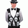 GILET IN PAILLETTES CON TESCHI festa di halloween categoria