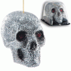 TESCHIO SCHELETRO GLITTER ARGENTO festa di halloween categoria