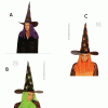 CAPPELLO STREGA RAGNI CAPELLI festa di halloween categoria