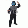 COSTUME DA VAMPIRO BLU KIT ISTANTANEO festa di halloween categoria