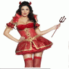 COSTUME DA DIAVOLESSA M festa di halloween categoria